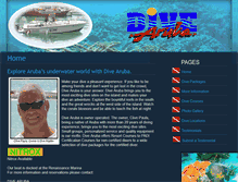 Tablet Screenshot of divearuba.com